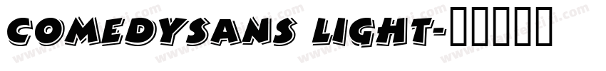 ComedySans Light字体转换